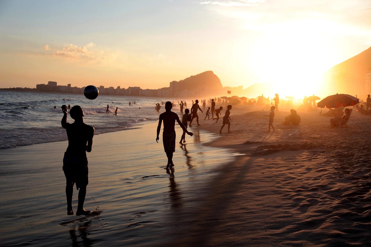 When Harbour City played on the beach